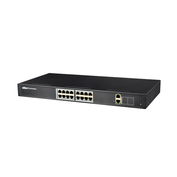 Imagen de DAHUA SWITCH POE 16 PUERTOS