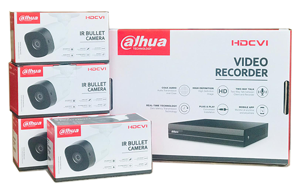 Imagen de KIT DAHUA XVR + 4 cámaras