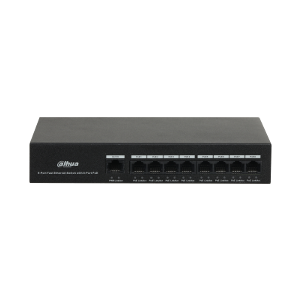 Imagen de DAHUA SWITCH PFS3009-8ET-65